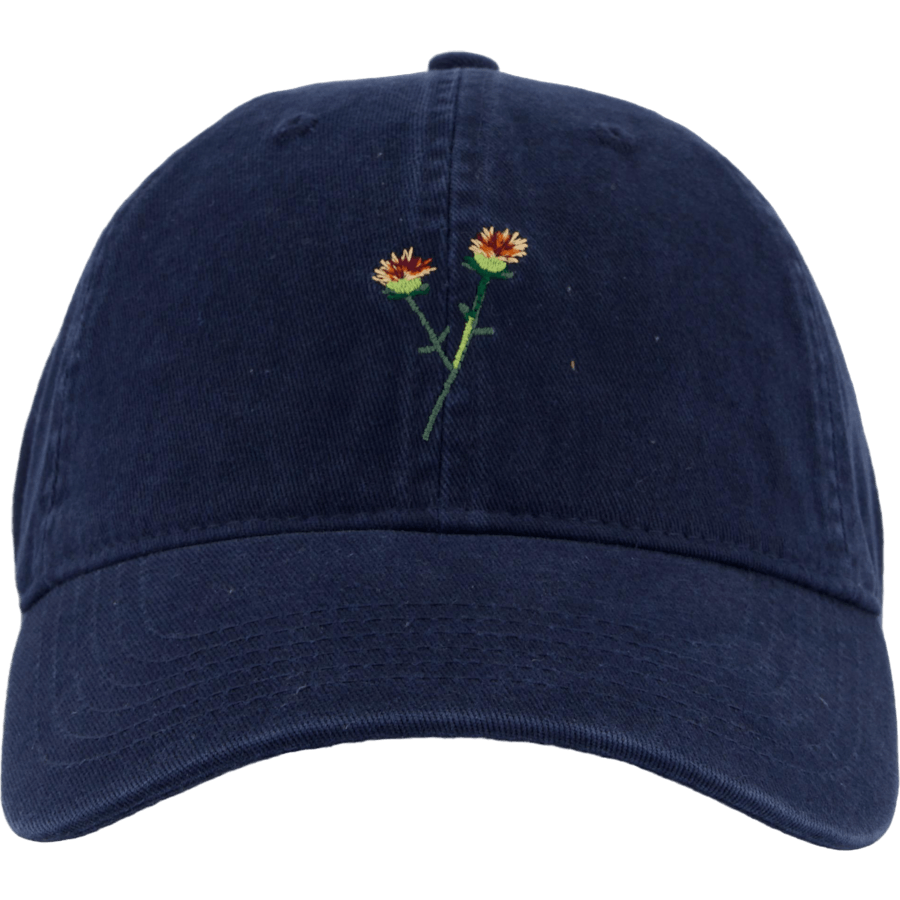 Flower Washed keps marin