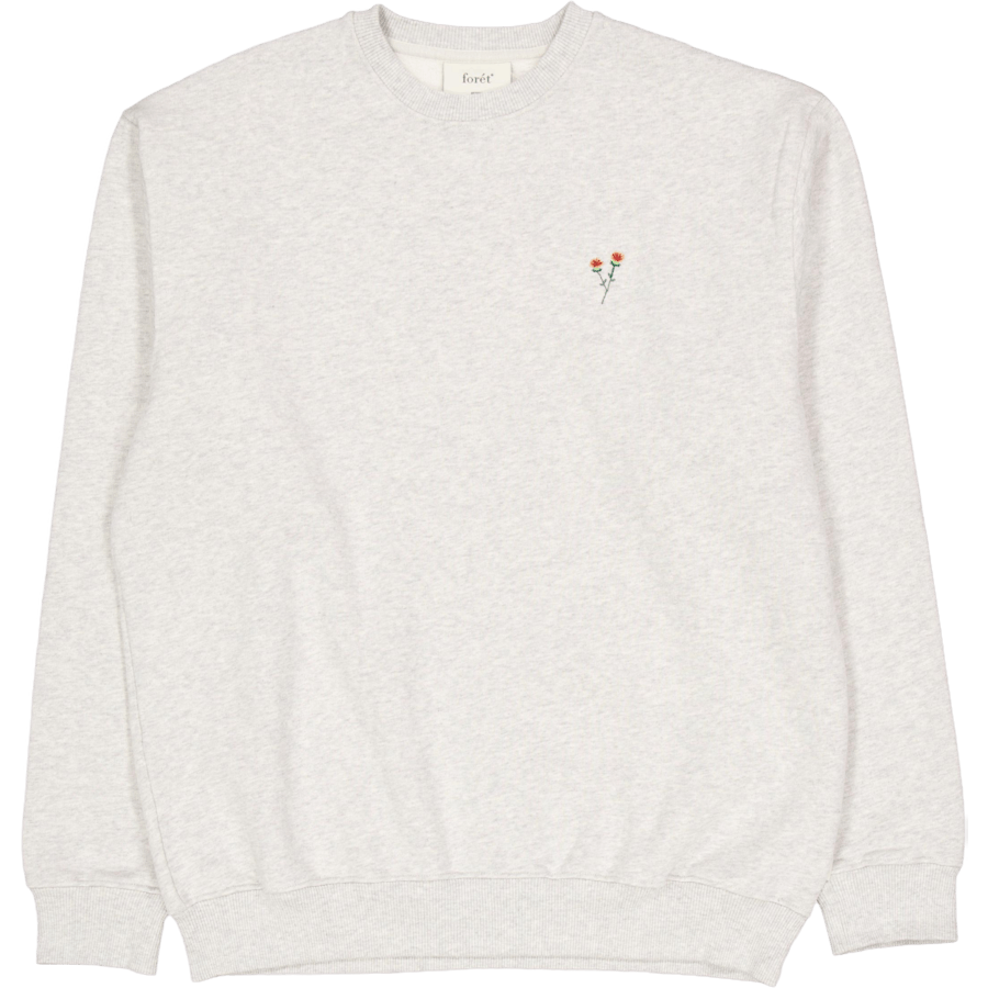 Noon Sweatshirt Snow Melange Flower