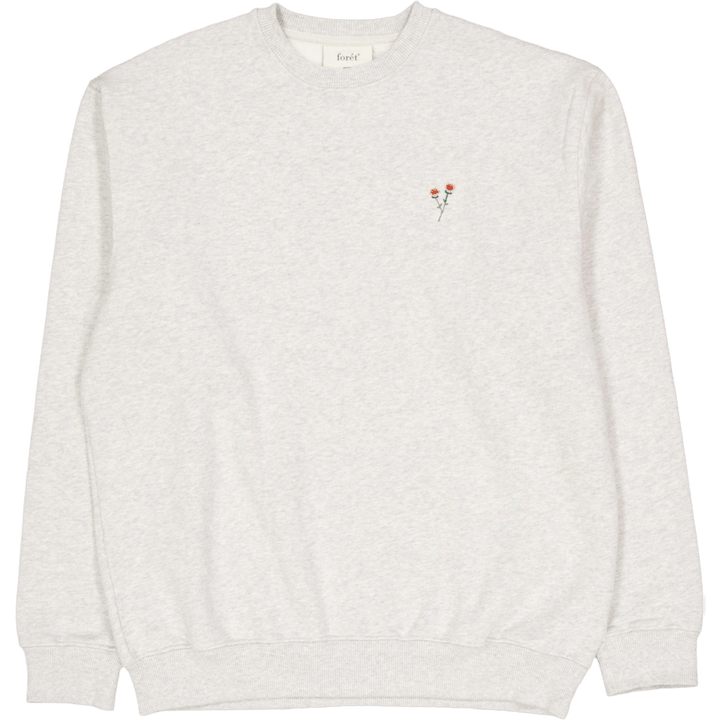 Noon Sweatshirt Snow Melange Flower