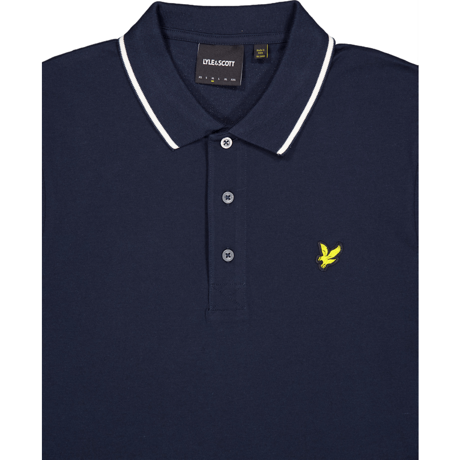Tipped Polo Shirt X295 Dark Navy/ Chalk