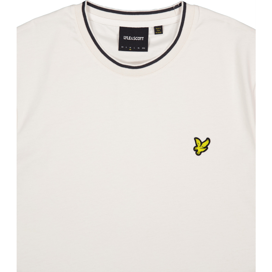 Tipped T-shirt X296 Chalk/ Gunmetal