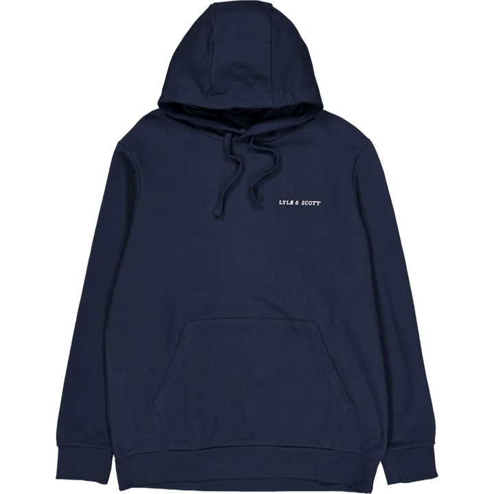 Mikina s vyšívanou kapucí Loopback Z271 Dark Navy