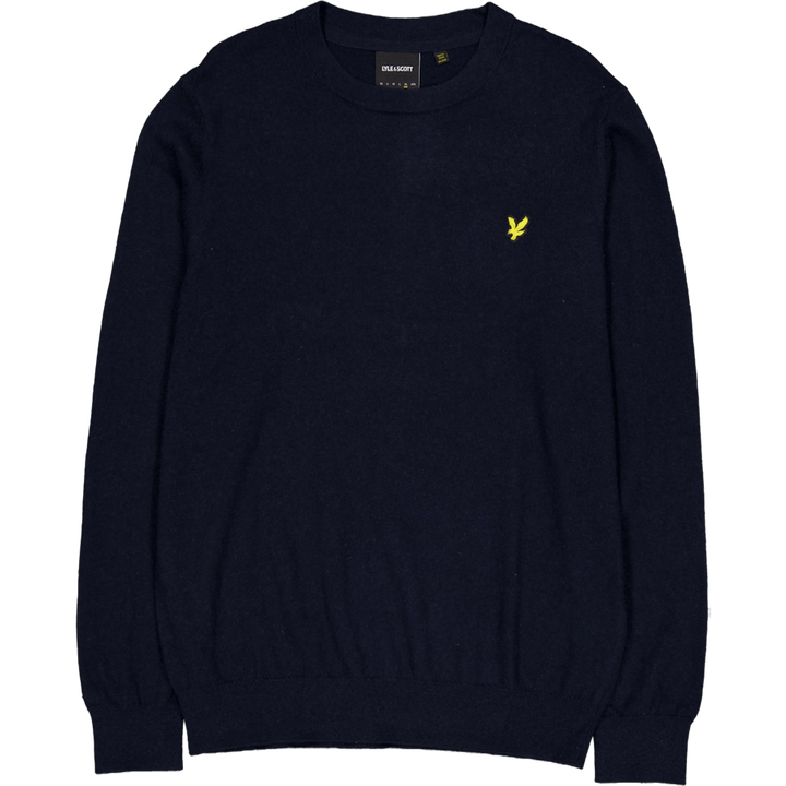 Cotton Merino Crew Neck Jumper Z271 Dark Navy