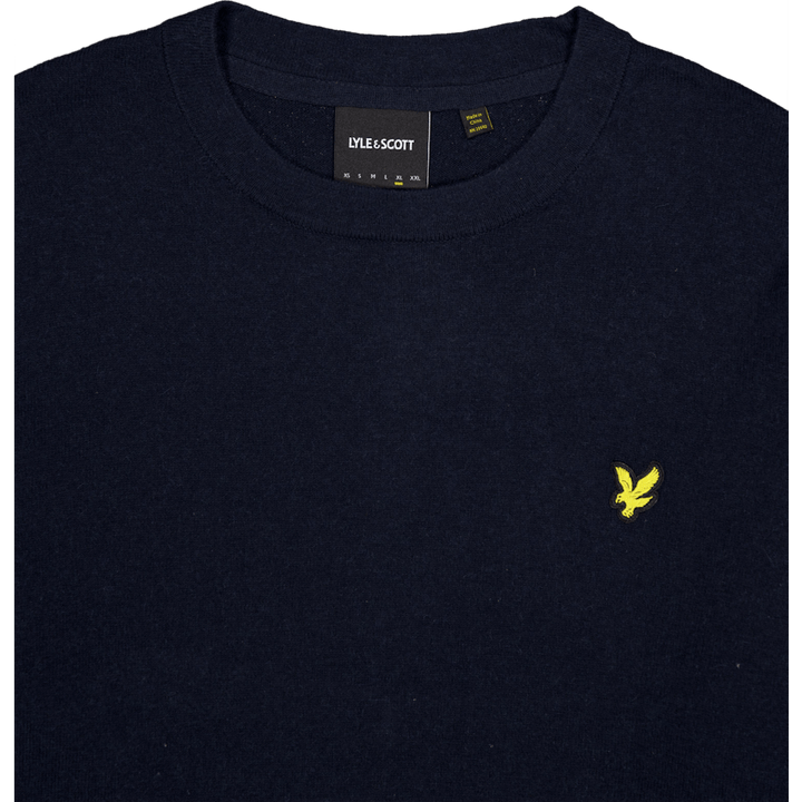 Cotton Merino Crew Neck Jumper Z271 Dark Navy