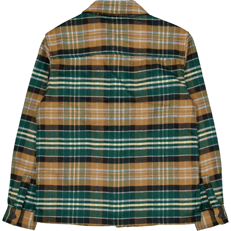 Check Flannel Overshirt X351 Argyle Teal/ Heritage Tau