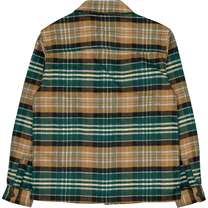 Check Flannel Overshirt X351 Argyle Teal/ Heritage Tau