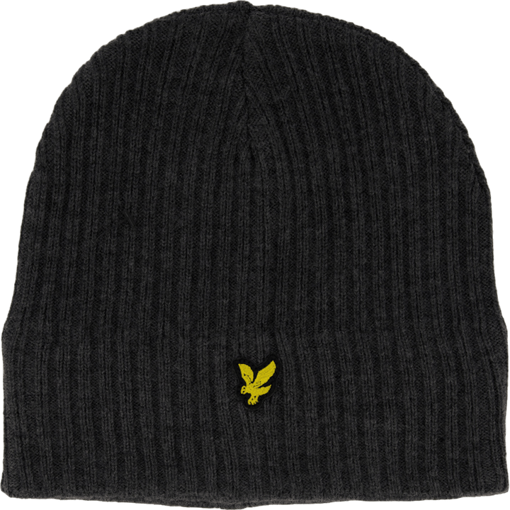 Berretto a coste lavorato a maglia T28 Mid Grey Marl