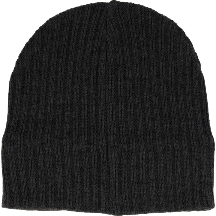 Berretto a coste lavorato a maglia T28 Mid Grey Marl