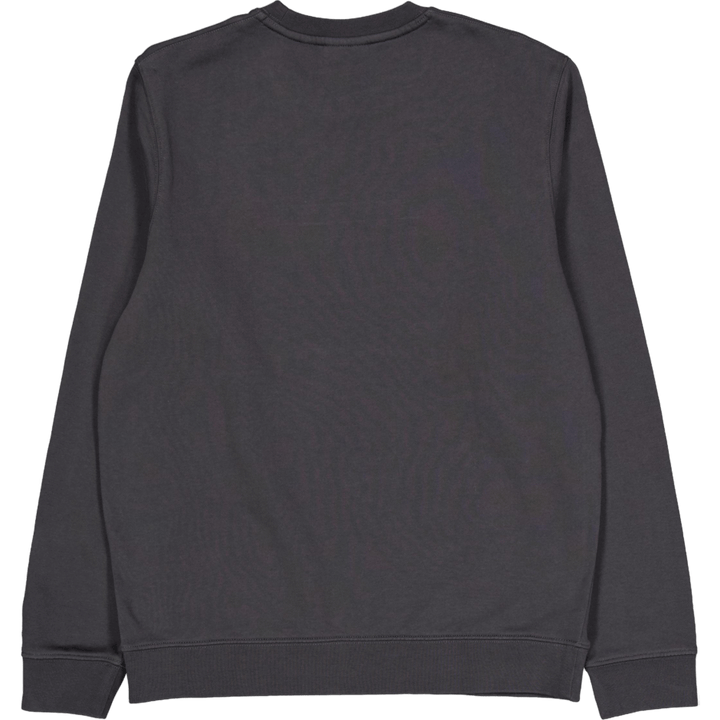 Embroidered Crew Neck Sweatshi X427 Gunmetal/ Cove