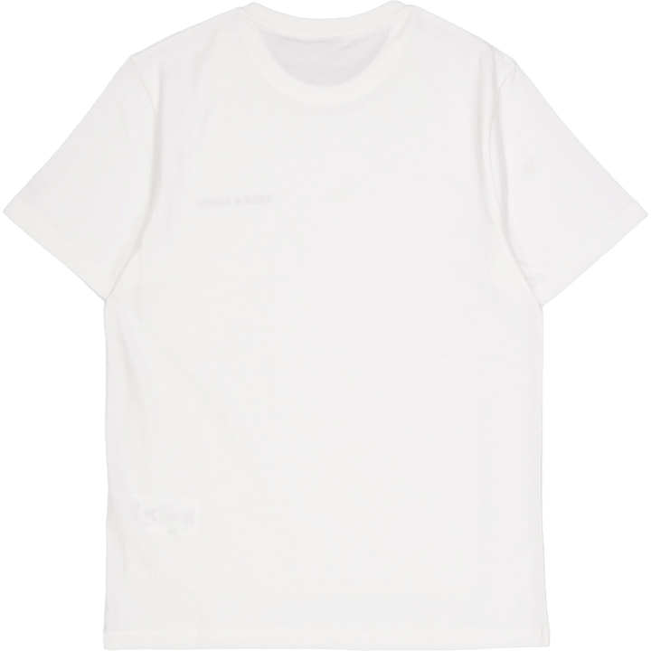 Embroidered T-shirt W104 White/ Jet Black