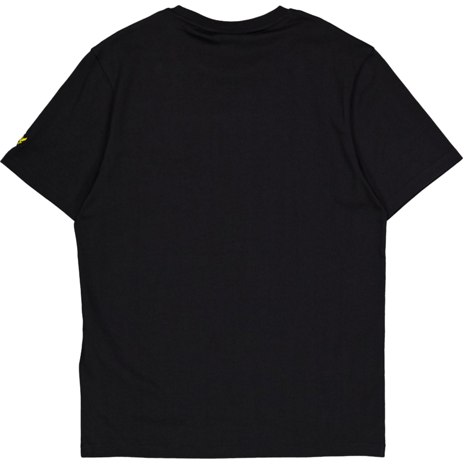 Embroidered T-shirt Z893 Jet Black/ White