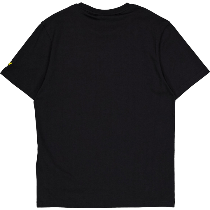Embroidered T-shirt Z893 Jet Black/ White
