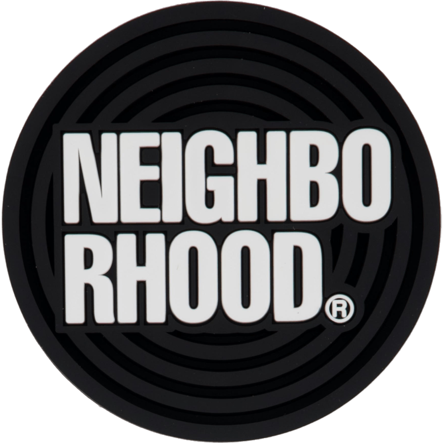 Logo Coaster Black/white