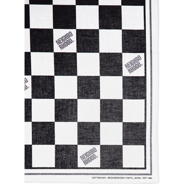 Checker Bandana Grau