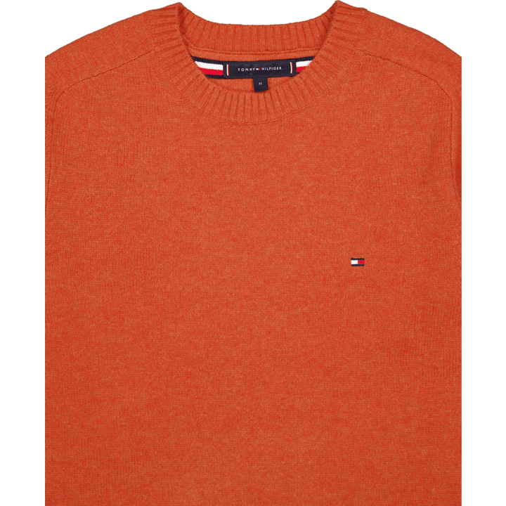 Lambswool Crew Neck Orange