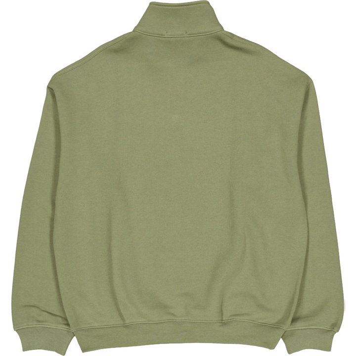 Allentato con collo a zip con stemma Bmy Khaki