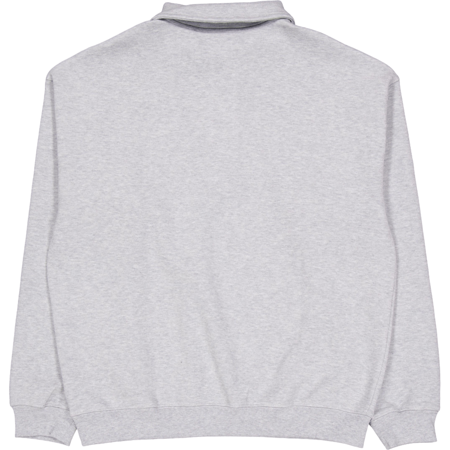 Loose Fit Pique Sweatshirt Cca Silver Chine