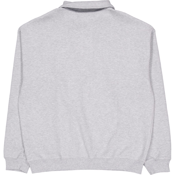 Loose Fit Pique Sweatshirt Cca Silver Chine