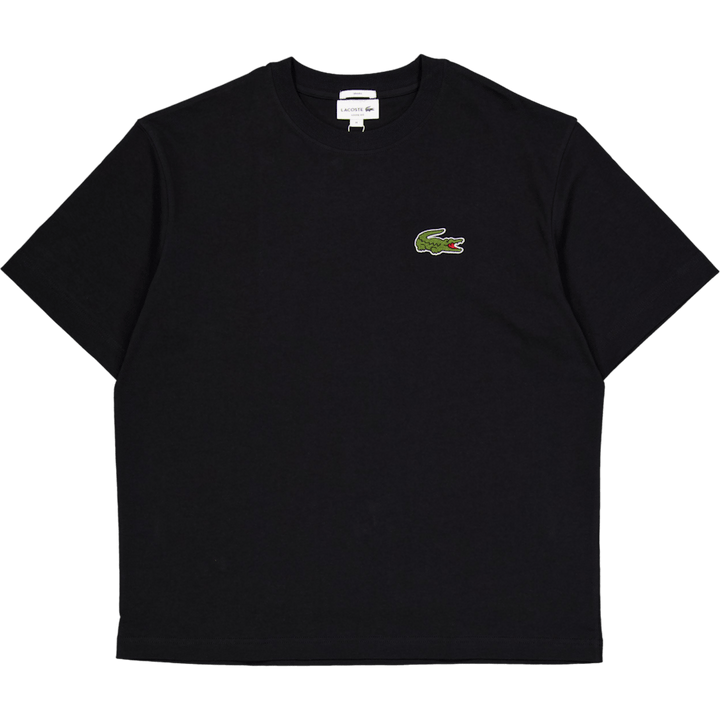 T-shirt ample en coton épais T 031 Noir