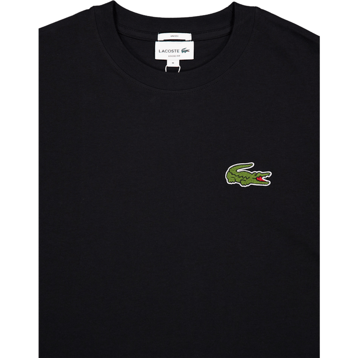 T-shirt ample en coton épais T 031 Noir