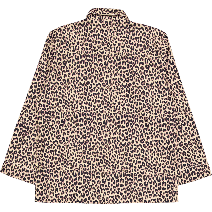 Leoparden-Pyjamahemd 250 Beige