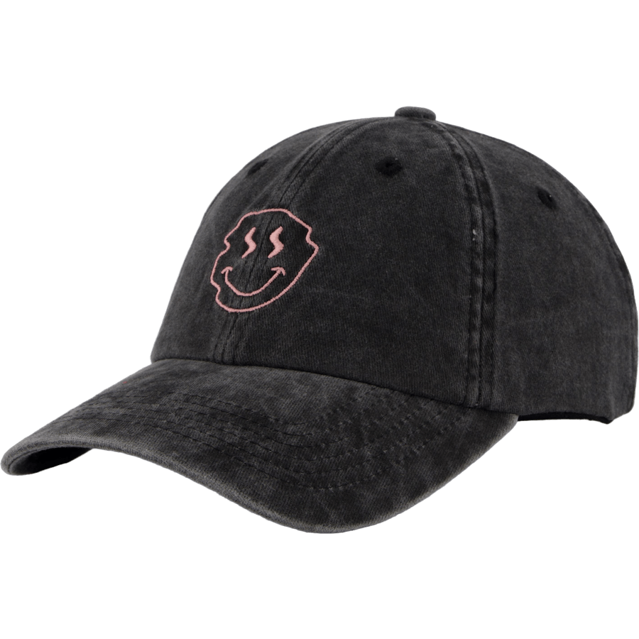 Smiley Washed Black