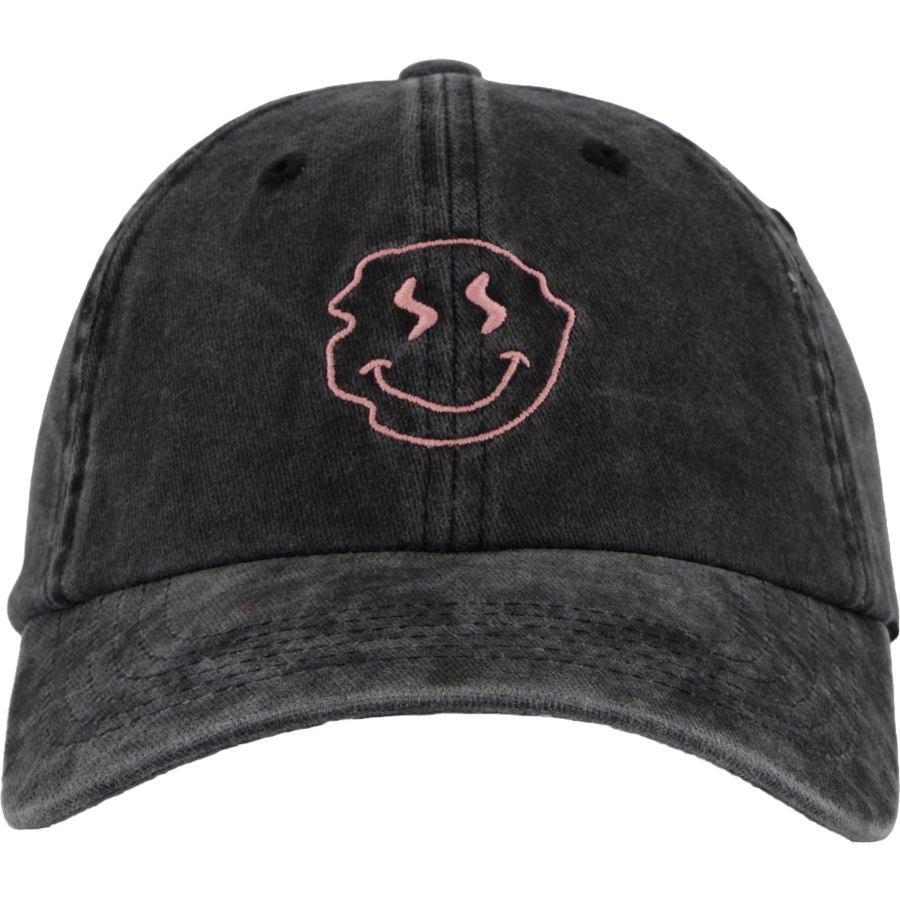 Smiley Washed Black