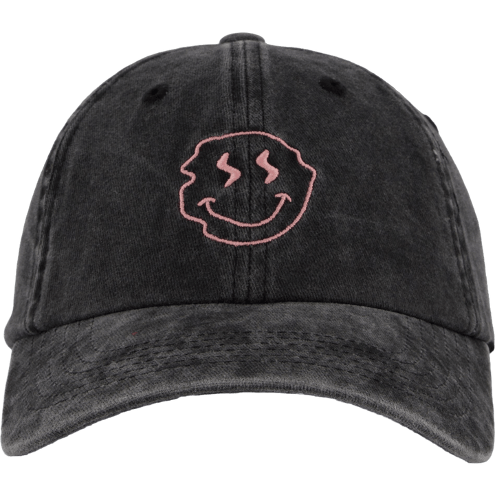 Smiley Washed Black