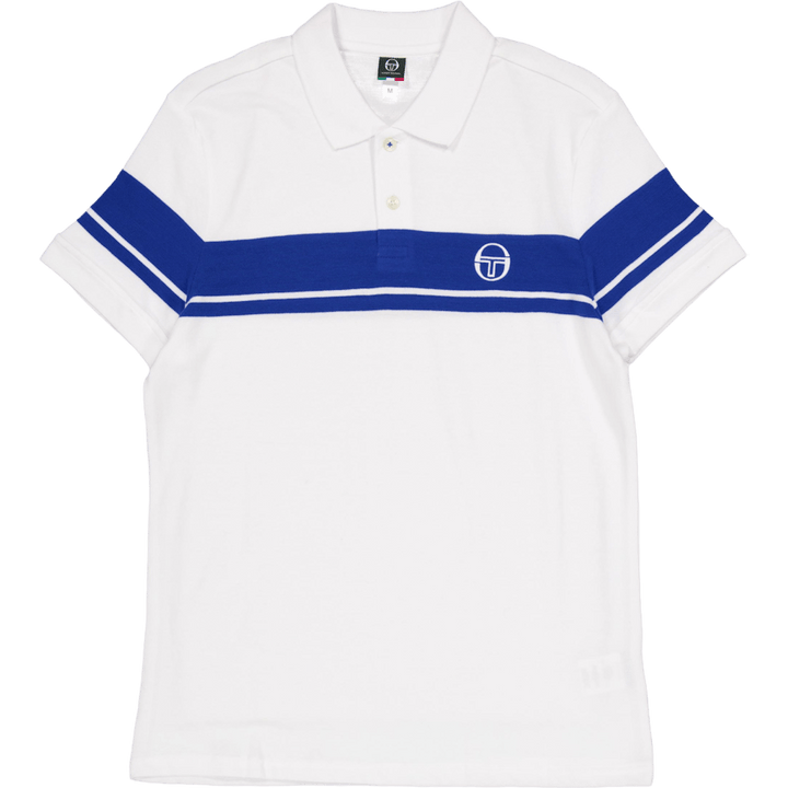Young Line Polo White