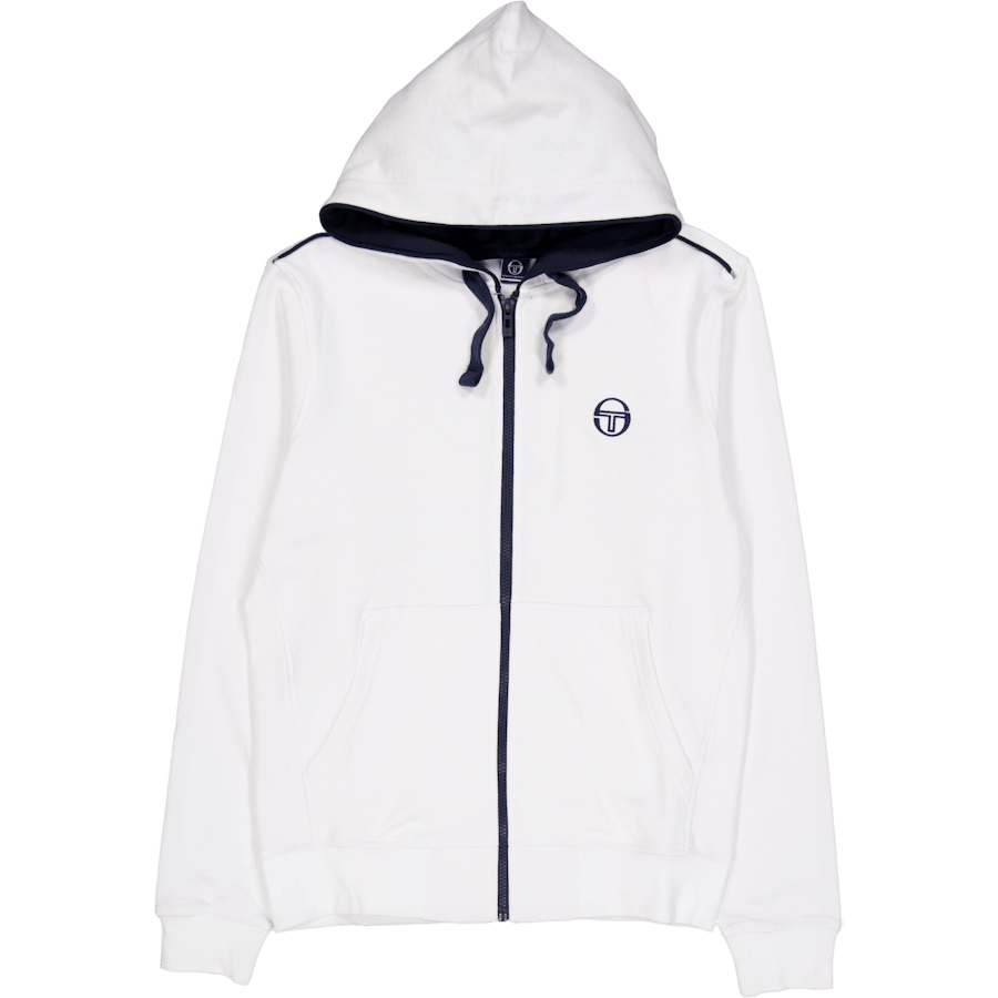 New Elbow Sweater White/navy