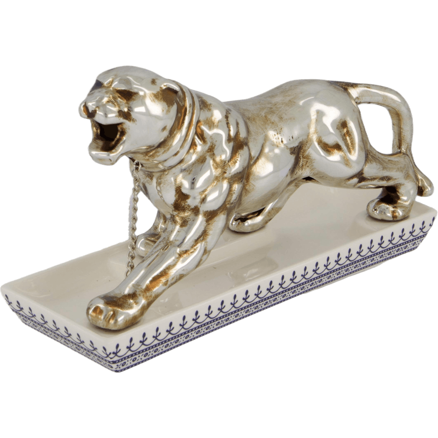 Panther Incense Chamber Silver