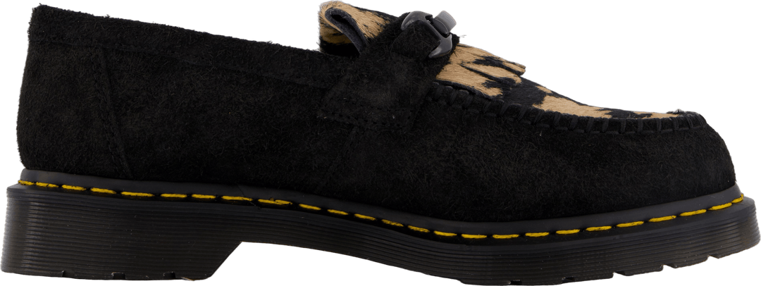 Adrian Snaffle Hair-on Loafer Black Beige