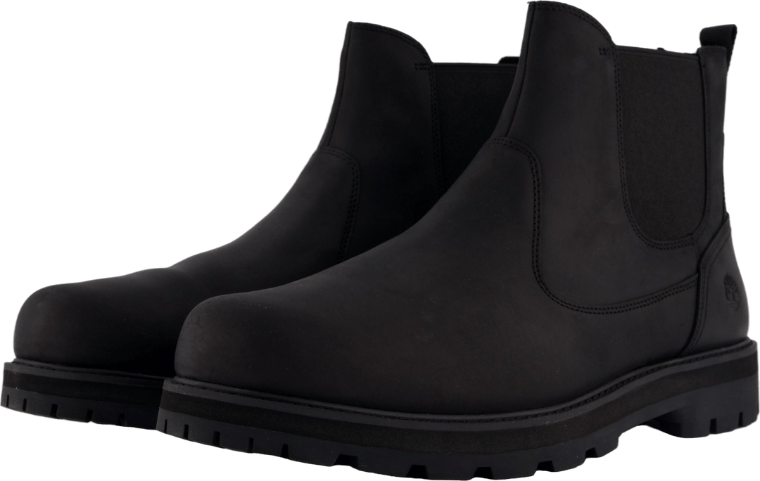 Mid Chelsea Boot Blk Full Grain