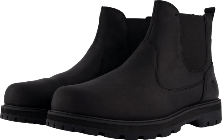 Mid Chelsea Boot Blk Full Grain