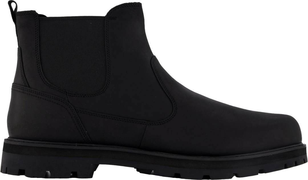 Mid Chelsea Boot Blk Full Grain