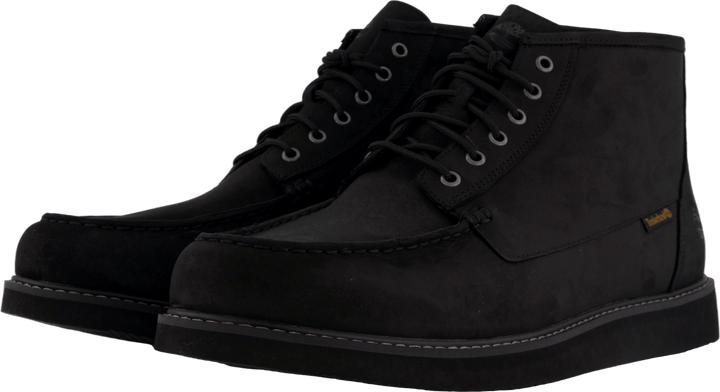 Mid Lace Up Chukka Boot Black Nubuck