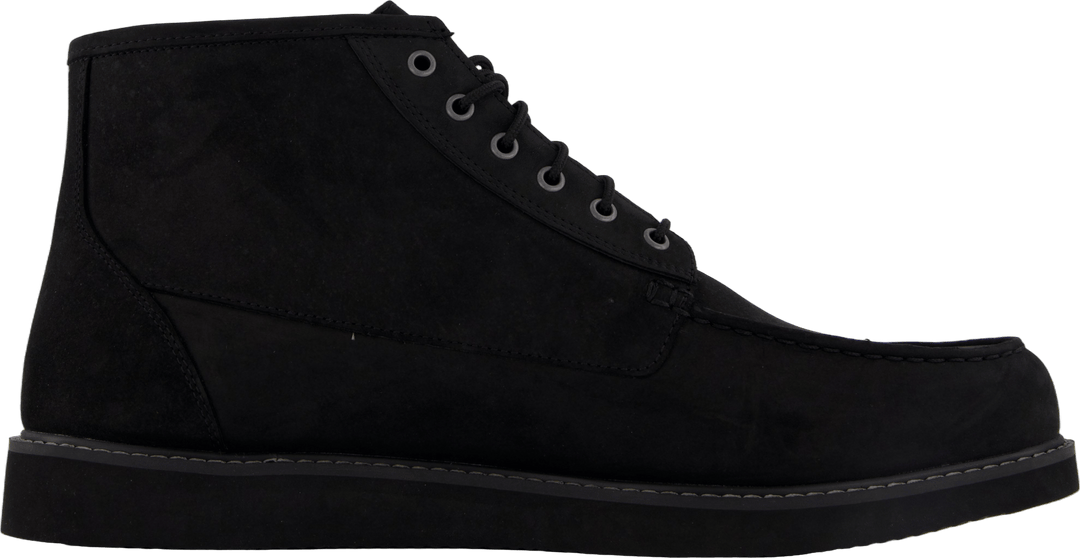 Mid Lace Up Chukka Boot Black Nubuck