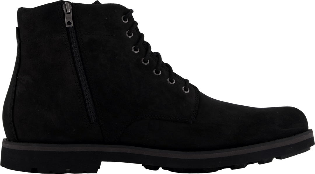 Mid Zip Up Waterproof Boot Jet Black