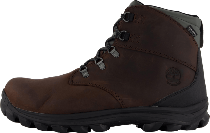 Mid Lace Up nepremokavý sneh Bo Dark Brown