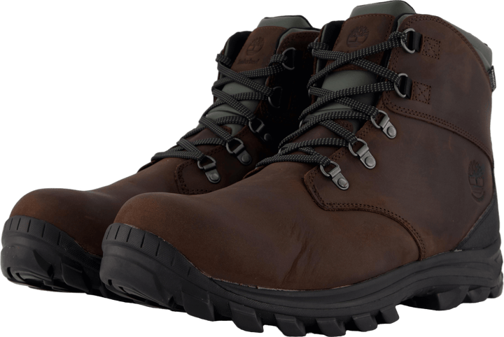 Mid Lace Up nepremokavý sneh Bo Dark Brown