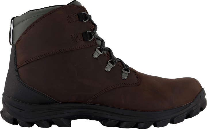 Mid Lace Up nepremokavý sneh Bo Dark Brown