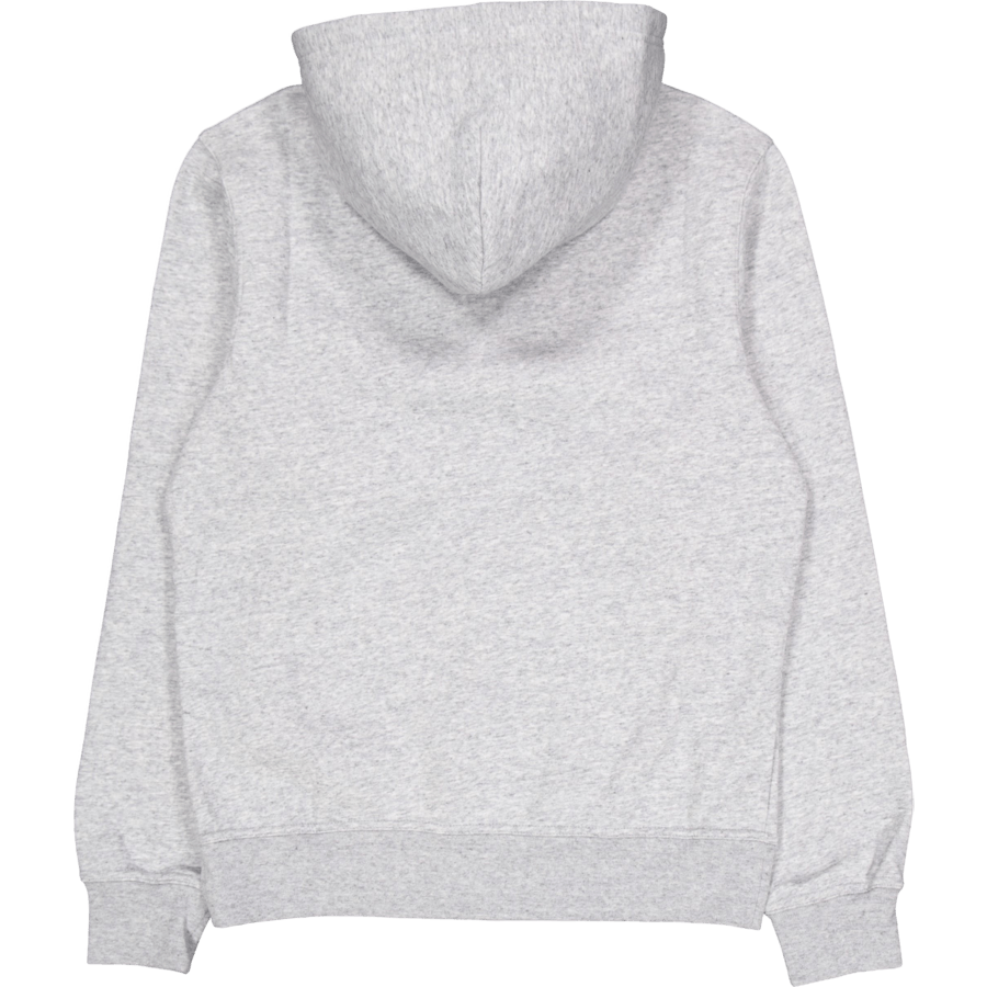 Felpa con cappuccio con zip intera New Oxford Grey Melange