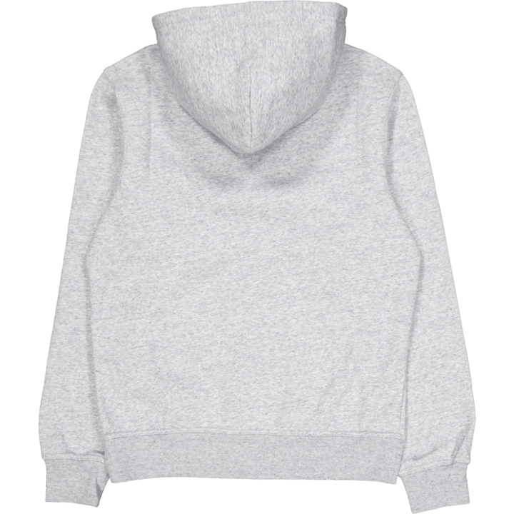 Felpa con cappuccio con zip intera New Oxford Grey Melange