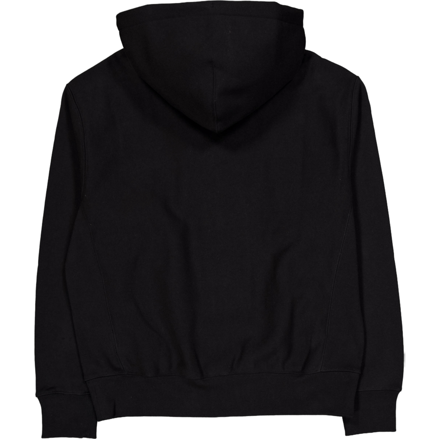 Felpa con cappuccio e zip integrale Black Beauty