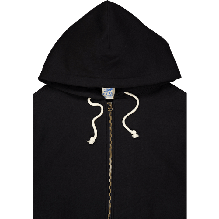 Felpa con cappuccio e zip integrale Black Beauty