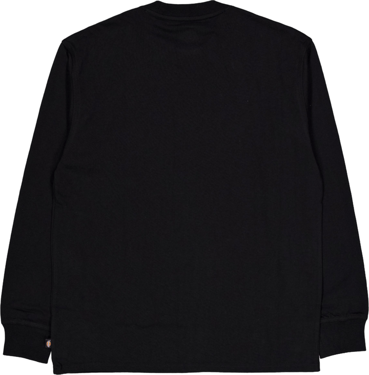 Clancy Heavyweight Tee Ls Blac Black Black