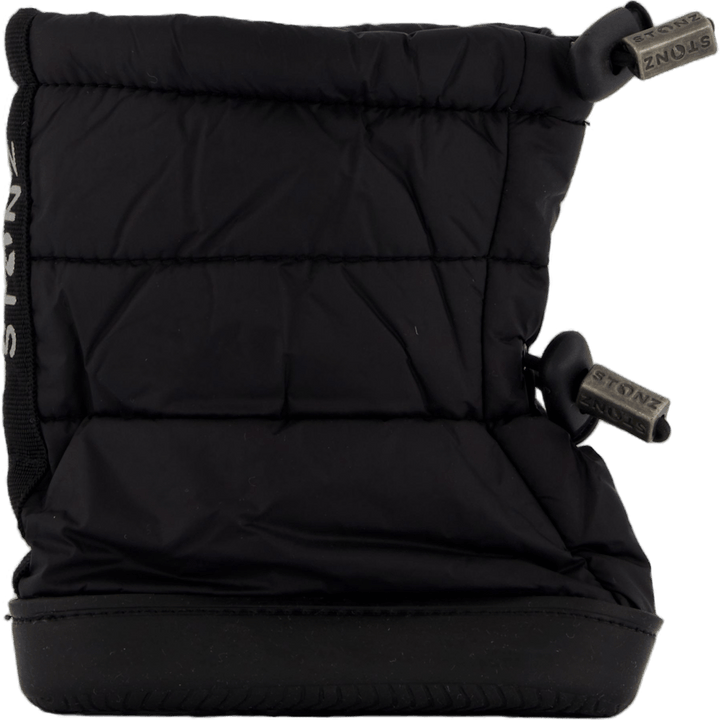 Stonz Toddler Puffer Booties Black