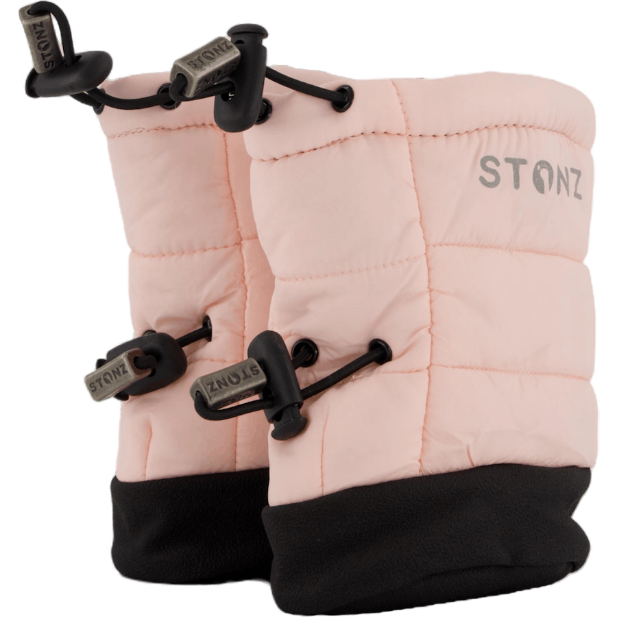 Stonz Toddler Puffer Booties Pink