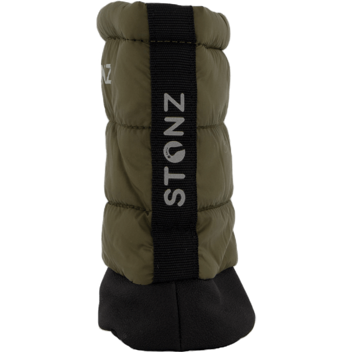 Stonz Toddler Puffer Booties Green