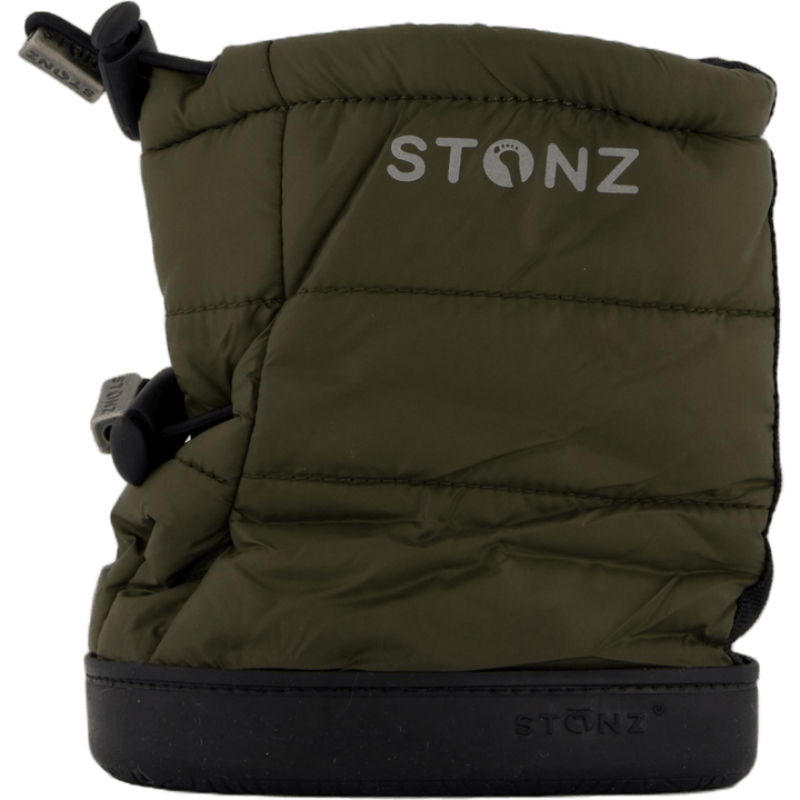 Stonz Toddler Puffer Booties Green
